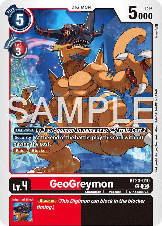BT23-010 GeoGreymon Single