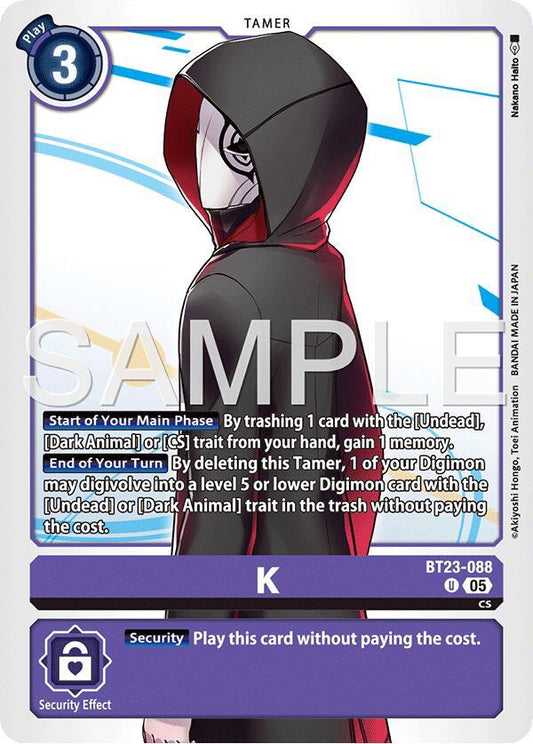 BT23-088 K Single
