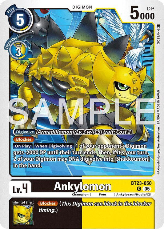 BT23-050 Ankylomon Single