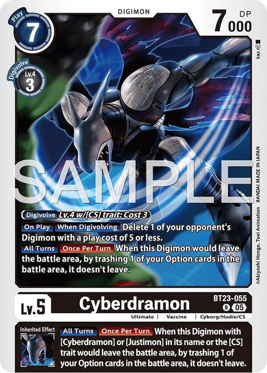 BT23-055 Cyberdramon Single