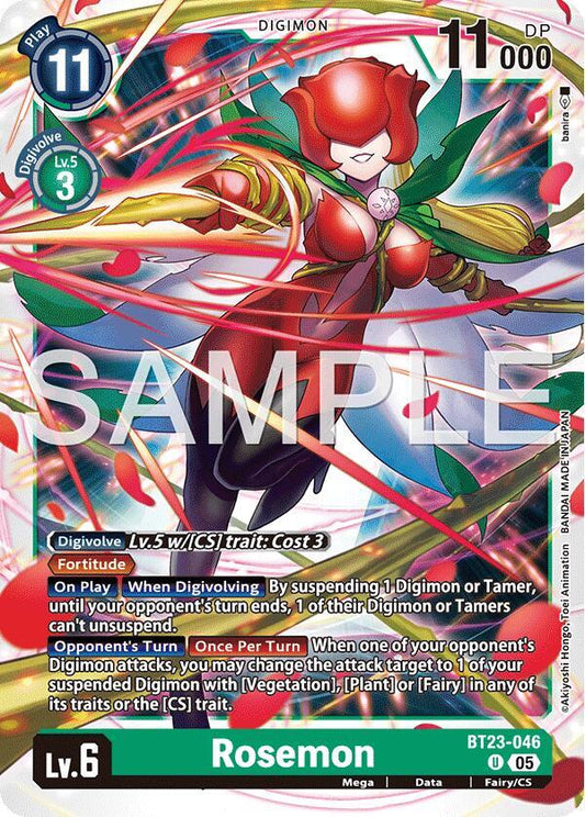 BT23-046 Rosemon Single