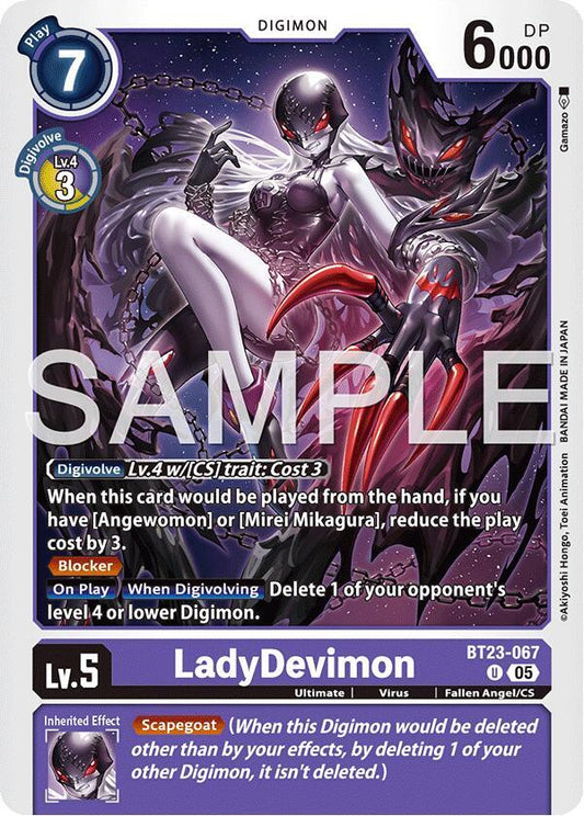 BT23-067 LadyDevimon Single