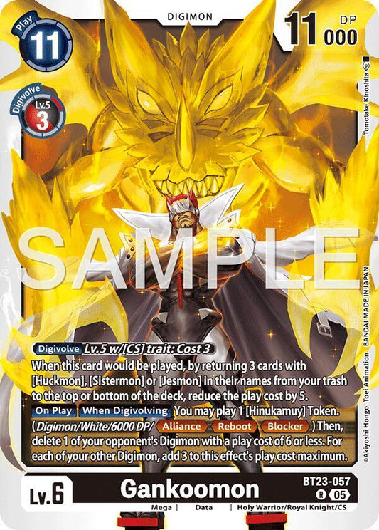 BT23-057 Gankoomon Single