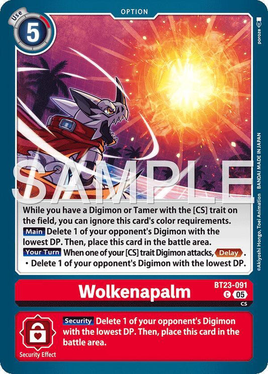 BT23-091 Wolkenapalm Single