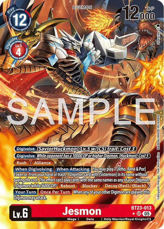 BT23-013 Jesmon (Alternate Art) Single