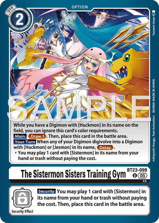 BT23-099 The Sistermon Sisters Training Gym Single