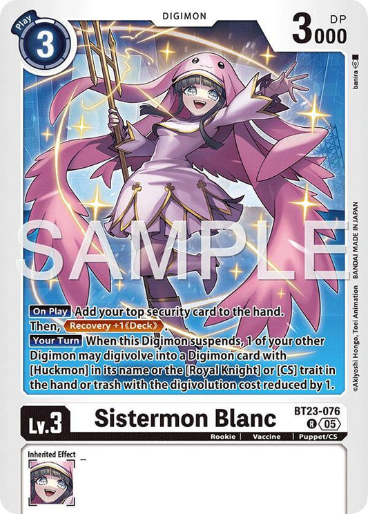 BT23-076 Sistermon Blanc Single