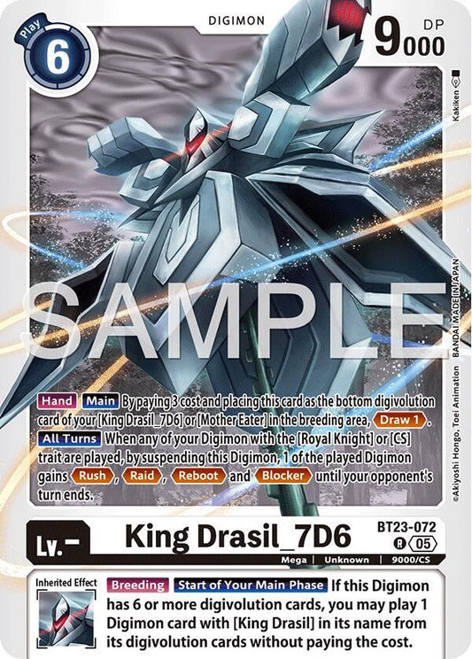 BT23-072 King Drasil_7D6 Single