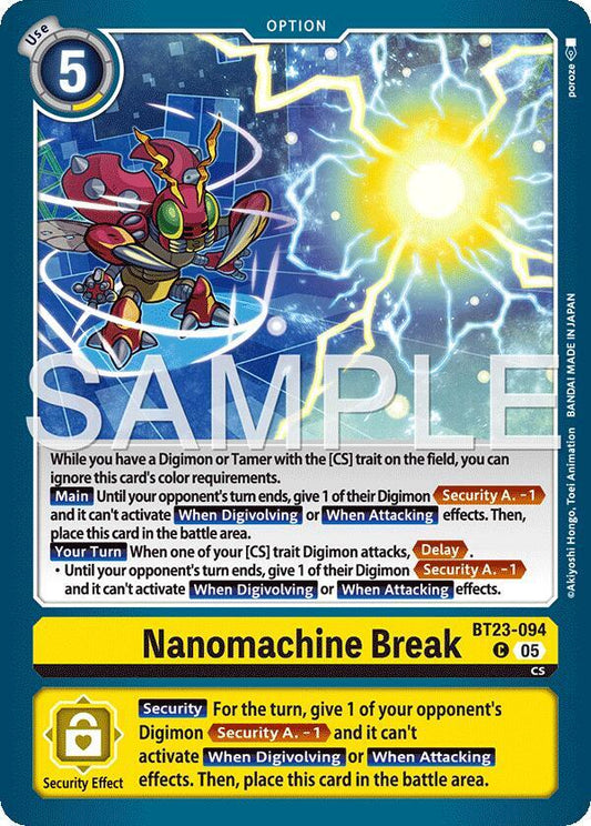 BT23-094 Nanomachine Break Single
