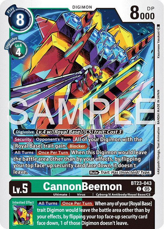 BT23-043 CannonBeemon Single