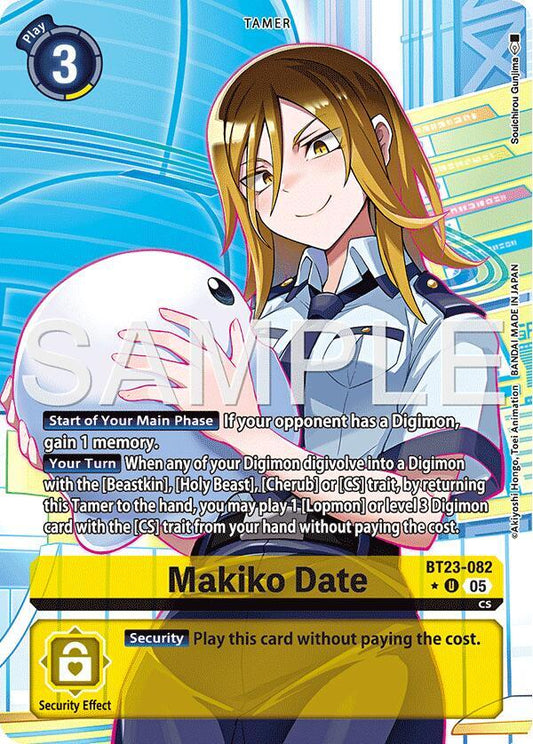 BT23-082 Makiko Date (Alternate Art) Single