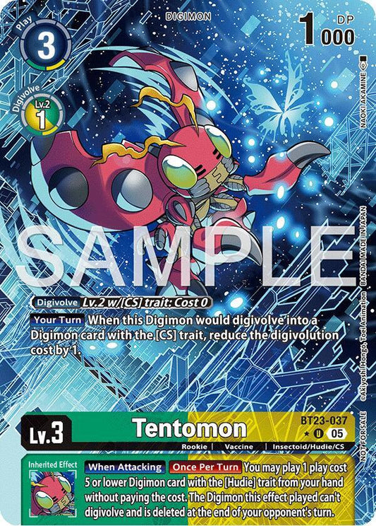 BT23-037 Tentomon (Hacker's Slumber Box Promotion Pack) Single