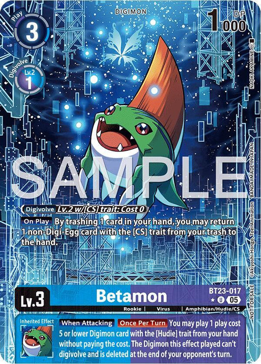 BT23-017 Betamon (Hacker's Slumber Box Promotion Pack) Single