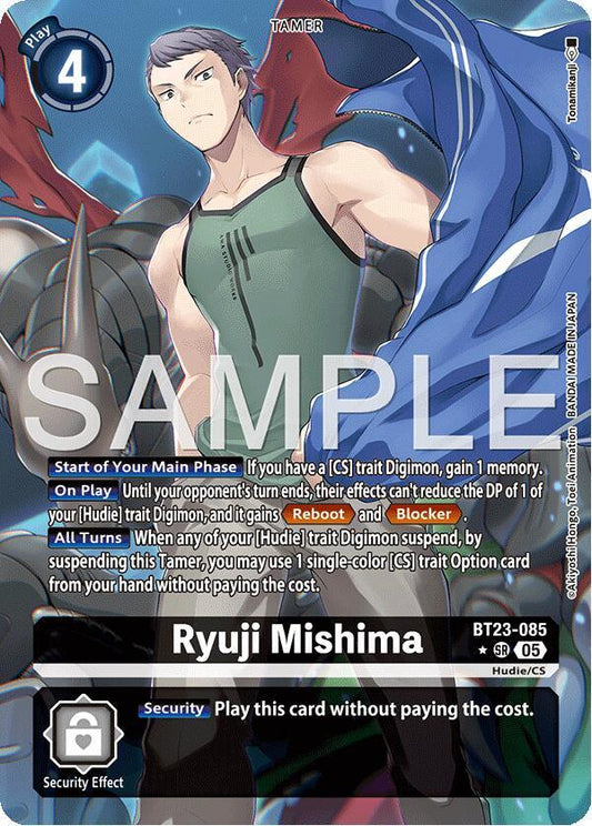 BT23-085 Ryuji Mishima (Alternate Art) Single