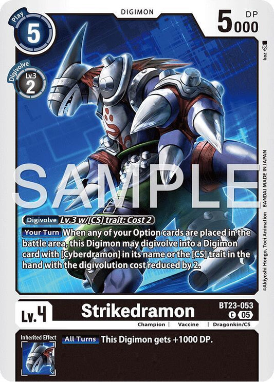 BT23-053 Strikedramon Single