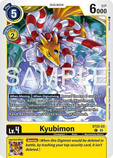ST22-03 Kyubimon ST22 03 Single