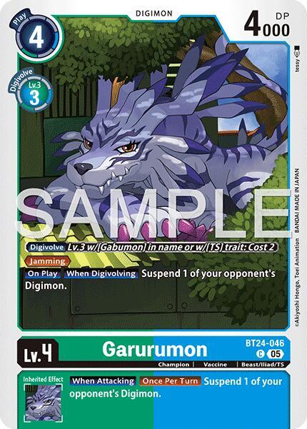 BT24-046 Garurumon Single