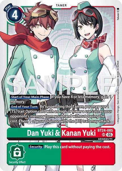 BT24-085 Dan Yuki and Kanan Yuki Single