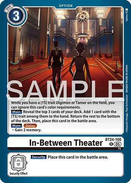 BT24-100 In Between Theater Single