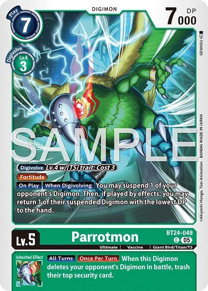 BT24-049 Parrotmon Single