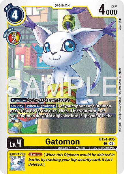 BT24-035 Gatomon Single