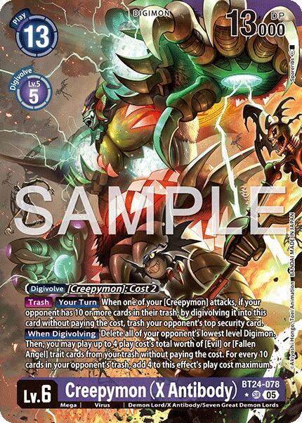 BT24-078 Creepymon X Antibody Alternate Art Single