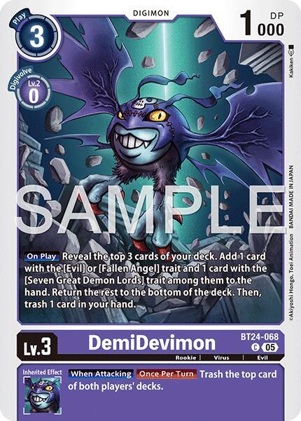 BT24-068 DemiDevimon Single