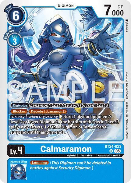 BT24-023 Calmaramon Single