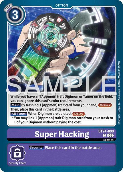 BT24-099 Super Hacking Single