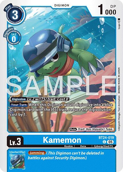 BT24-019 Kamemon Single