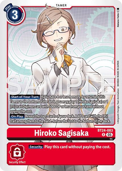 BT24-083 Hiroko Sagisaka Single