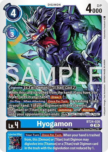 BT24-026 Hyogamon Single
