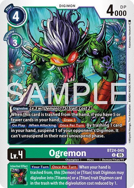 BT24-045 Ogremon Single