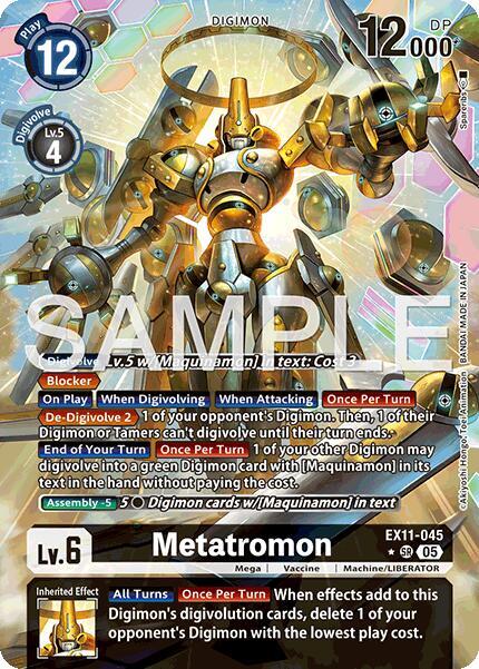 EX11-045 Metatromon Alternate Art Single