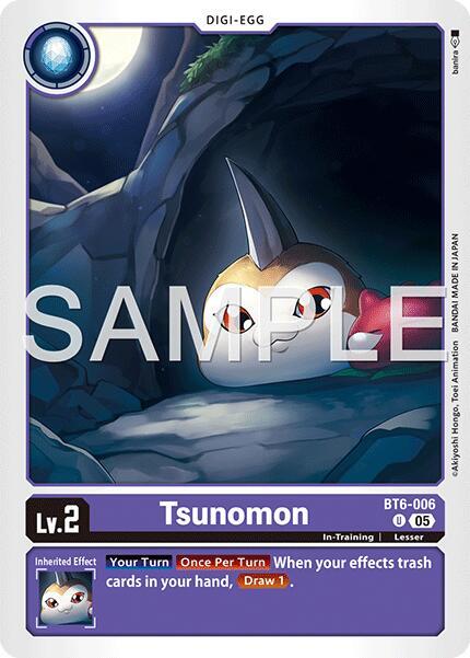 BT6-006 Tsunomon Reprint Single