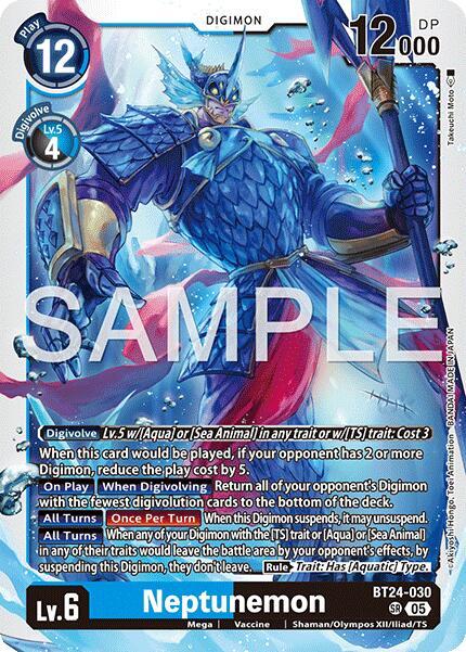 BT24-030 Neptunemon Single