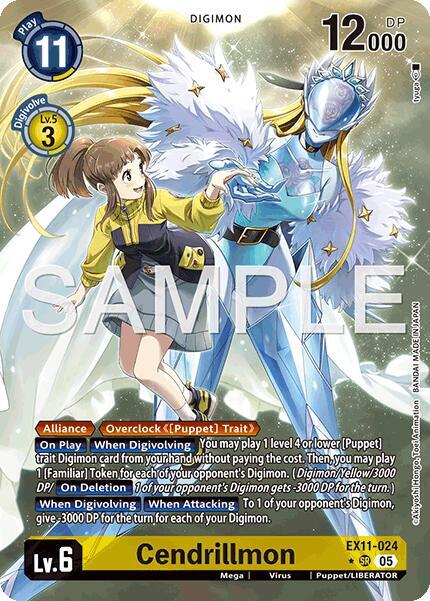 EX11-024 Cendrillmon Alternate Art Single