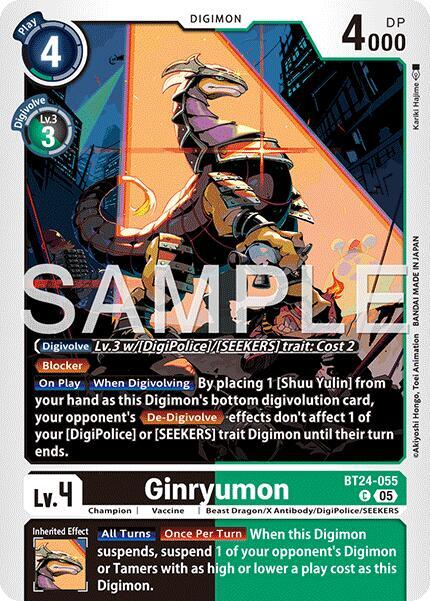 BT24-055 Ginryumon Single