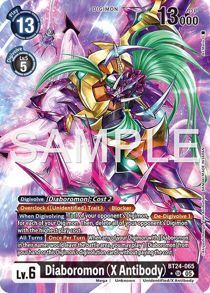 BT24-065 Diaboromon X Antibody Alternate Art Single
