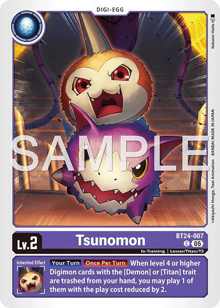 BT24-007 Tsunomon Single