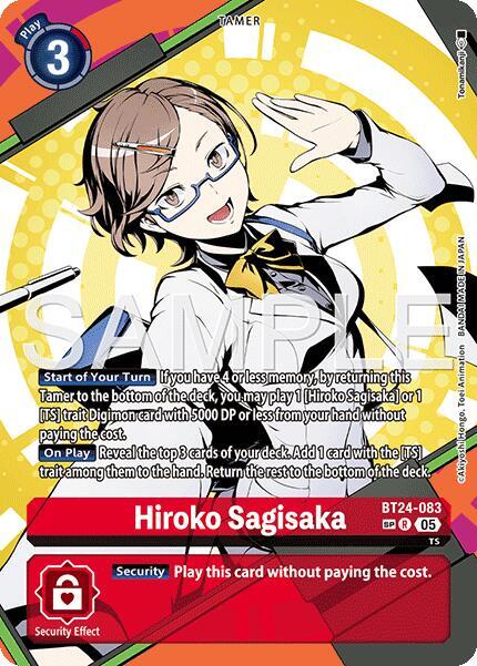 BT24-083 Hiroko Sagisaka SP Single