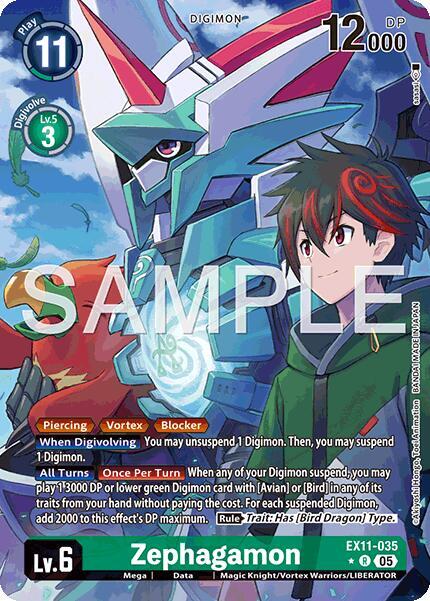 EX11-035 Zephagamon Alternate Art Single