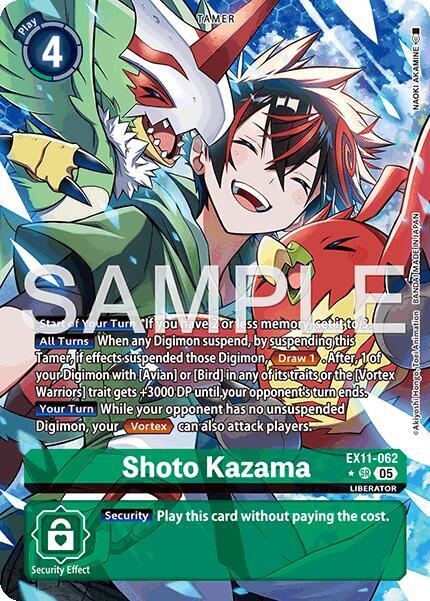 EX11-062 Shoto Kazama Alternate Art Single