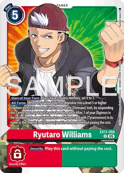 EX11-056 Ryutaro Williams Single