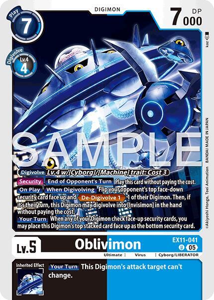 EX11-041 Oblivimon Single