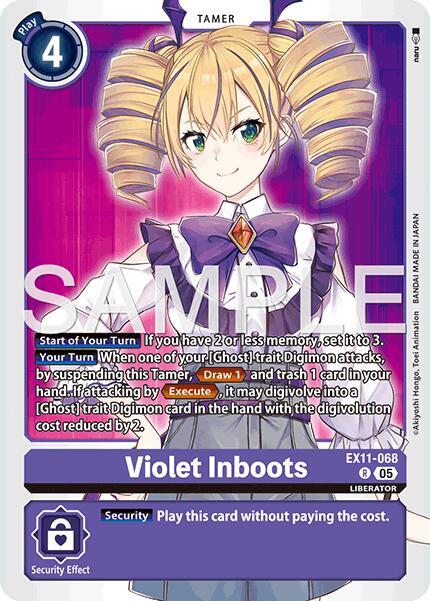 EX11-068 Violet Inboots Single