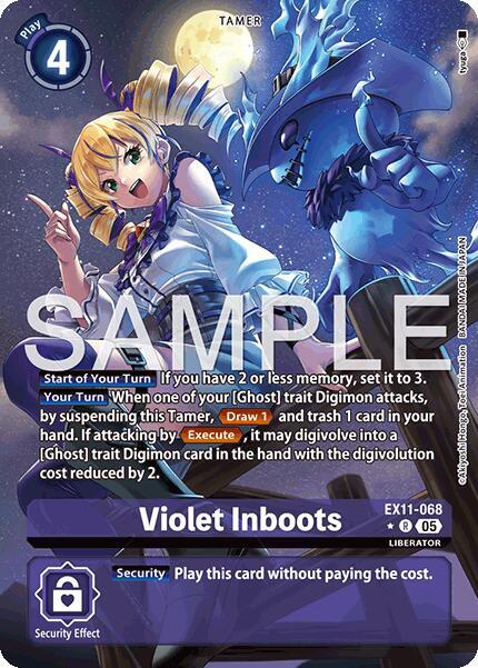 EX11-068 Violet Inboots Alternate Art Single