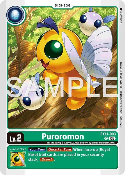 EX11-003 Puroromon Single