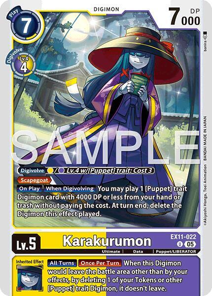 EX11-022 Karakurumon Single