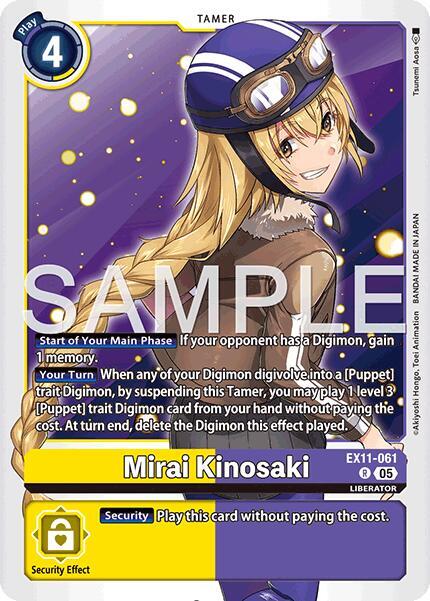EX11-061 Mirai Kinosaki Single